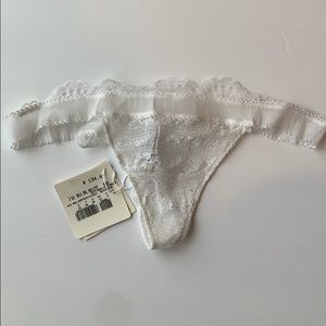 La Perla white thong. New with tag